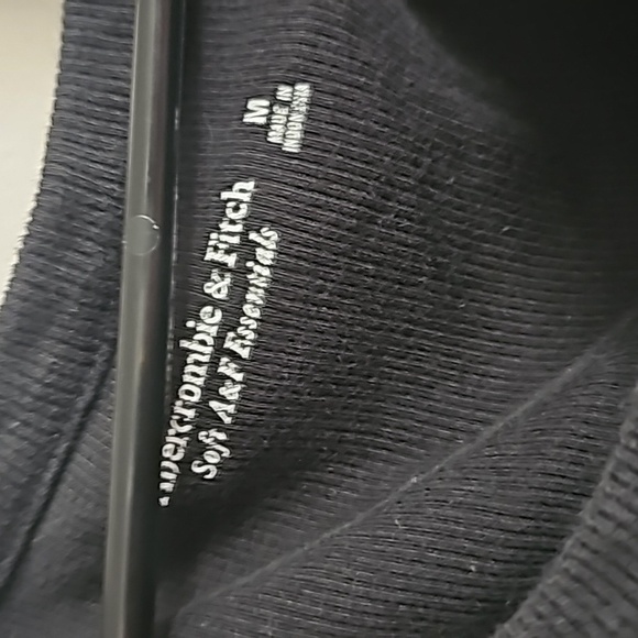 Abercrombie & Fitch Tops 525 Fitch Soft Af Black Ribbed